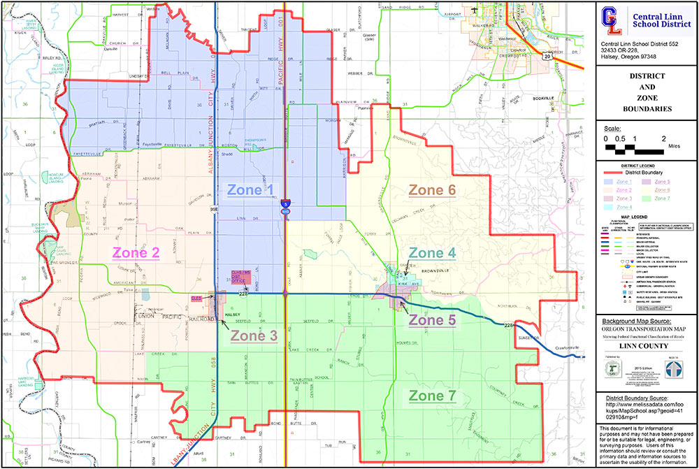 School Board Zone Map